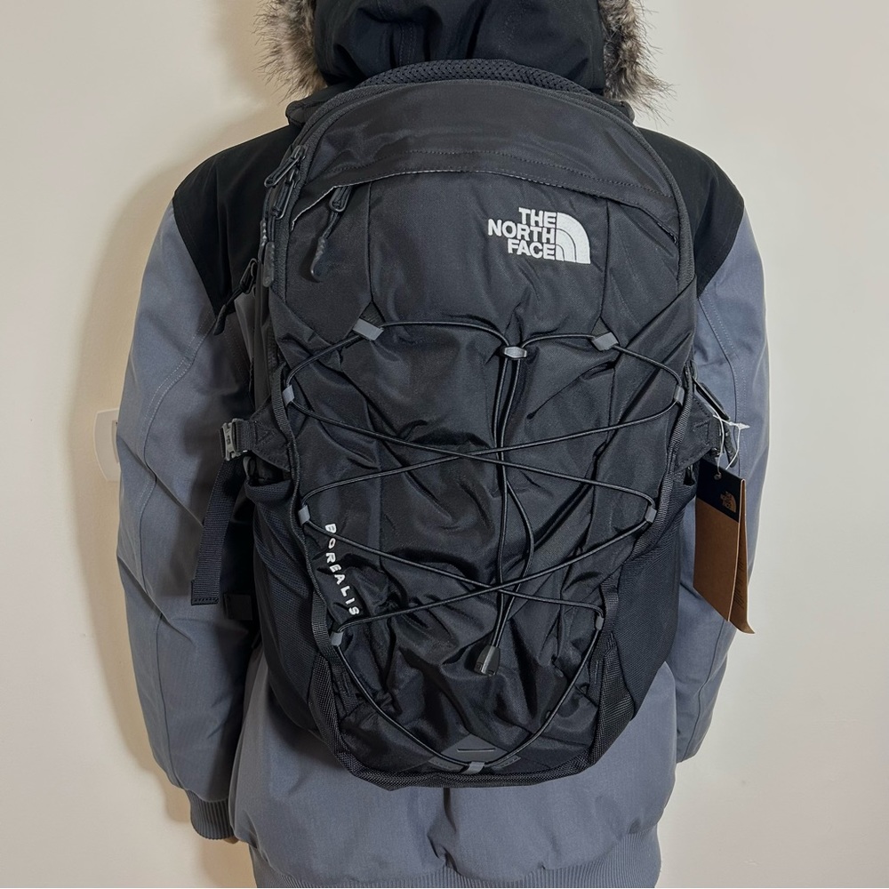 The North Face Borealis Backpack School Bag TNF Black NEW